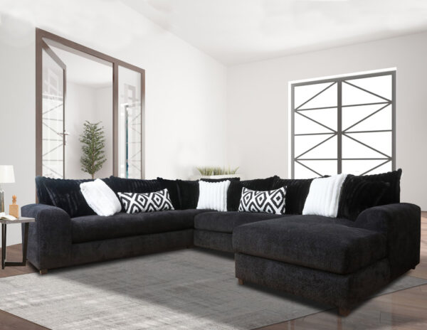 938 Black Venus - Oversized Sectional