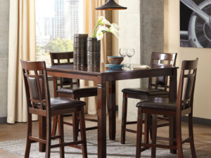 D1010 - Pub Table + 4 Chairs