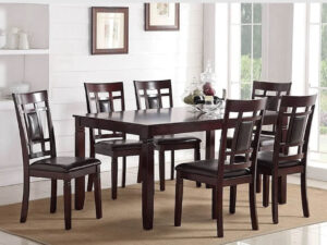 D1020 - Dining Table + 6 Chair Set