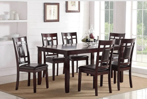 D1020 - Dining Table + 6 Chair Set