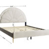 flora-beige-dimension_orig.jpeg Flora Beige Platform Bed Twin, Full, Queen (LED LIGHTS) **NEW ARRIVAL**