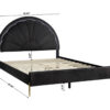 flora-black-dimension_orig.jpeg Flora Black Platform Bed Twin, Full, Queen (LED LIGHTS) **NEW ARRIVAL**